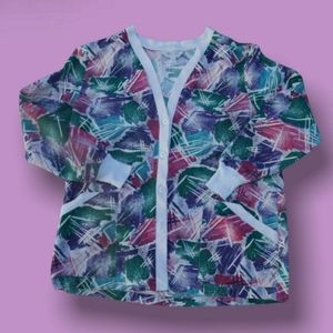Vintage 80s/90 Cardigan womens sz xl Cherokee
